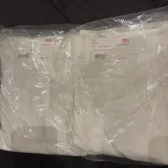 UNIQLO EZYリラックスフィットアンクルパンツ L ホワイト　2本セット