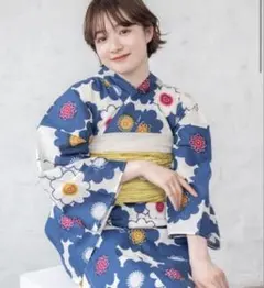 花柄浴衣・帯セット　浴衣5点セットのサムネイル