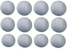 ゴムボール 野球 軟式 バッティング練習 キャッチボール 柔らかい 12個