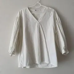 UNIQLO 7分袖ブラウス