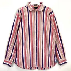トミーヒルフィガーTOMMY HILFIGER長袖シャツストライプヴィンテージ
