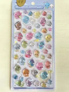 【国内正規品】ボンボンドロップシール　しずくちゃん しずくの森のなかまたち