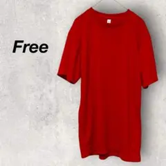 グラマー　Tシャツ　赤　無地　速乾　半袖　ジャージ　スポーツ