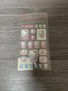 【希少】平成レトロキティー　当時のもの　キラキラシール　サンリオシール