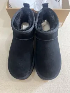 UGG クラシック ウルトラミニ プラットフォーム 厚底 ブラック 24cm