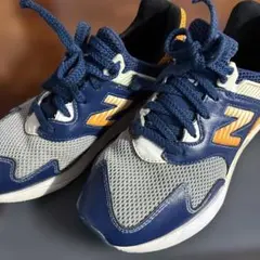 New Balance ネイビー/オレンジ スニーカー 22.5センチ