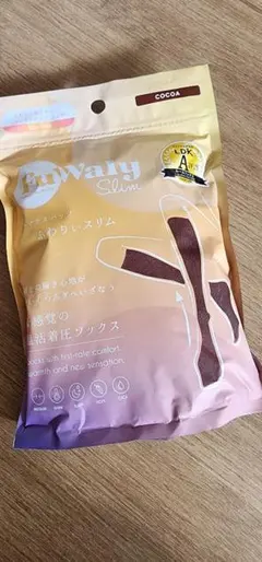 【新品未使用未開封】FuWaLy グラマラスパッツ　 圧着　ミドル　ブラウン