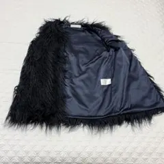 SENSE OF PLACE フリンジベスト ネイビー FREE