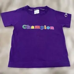 Champion 紫 Tシャツ 100サイズ