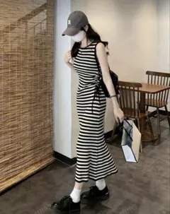 ニットワンピース