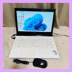 美品✨NECノートパソコン✨Corei7メモリ8GB✨カメラ付✨すぐ使える設定