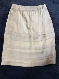 タイトスカート　インディヴィ　スカート　ベージュ