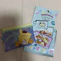 ポムポムプリン リング付きクリアポーチ　セリアのサムネイル
