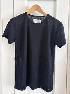 Maison Margiela メッシュニット Tシャツ 濃紺ネイビー　XLのサムネイル