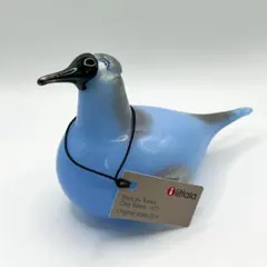 美品★イッタラ／oiva toikkaスコープ・バードライトブルー 美品☆iittalaイッタラ／oiva toikkaスコープ・バードライトブルー