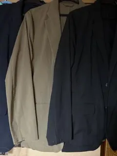 ワークマン　リバーシブルスーツ　Ｌサイズ　上着のみ　3点（黒・紺・ベージュ）