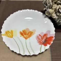 【新品未使用 】リュミナルク Luminarcアメリ19ピース 食器セット花柄 未使用】 luminarc リュミナルク ガラスオーバル形の皿5枚組 未使用