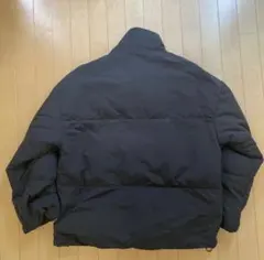 nano universe ブラックダウンジャケット