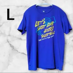 バスケットボール Tシャツ Lサイズ 紫 練習着 着替え オールシーズン