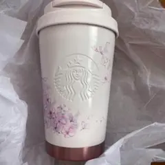 スタバ　SAKURA2025ステンレスTOGOロゴタンブラーベージュ355ml