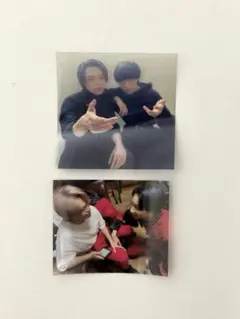 SUPER★DRAGON スパドラ 志村玲於/柴崎楽 クリアステッカー