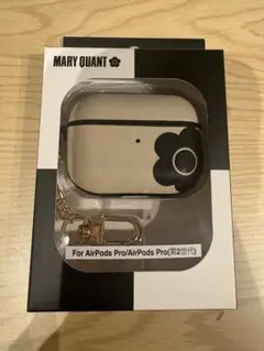 MARY QUANT AirPods Pro ケース アイボリー/ブラック