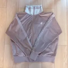 CLASSICAL ELFベロア ジャージ トラックジャケット くすみピンク