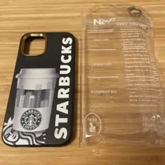 スターバックス　スタバ　iPhone 12 ケース　ブラックのサムネイル