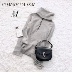 コムサイズム/ニット/タートルネック/ウール/グレー/Mサイズ/長袖