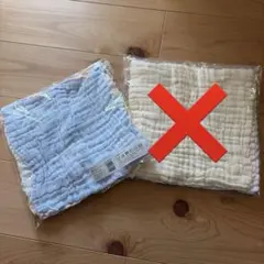 ガーゼハンドタオル　パステルカラー　5枚セット