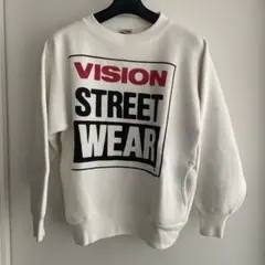 VISION STREET WEAR トレーナー 12-14 M ホワイト