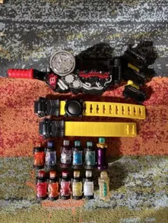 仮面ライダー ビルド　変身ベルトとフルボトル12個