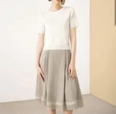 FOXEY 45338 KNIT TOP MARIAGE 白40のサムネイル