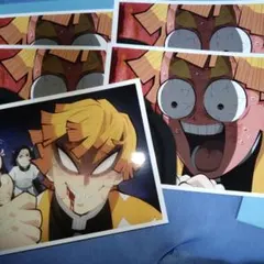 鬼滅の刃　我妻善逸　ブロマイド２Ｌ