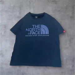 THE NORTH FACE メンズTシャツ M 紺 アウトドア ストリート