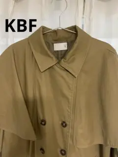KBF ベージュ トレンチコート ダブルボタン