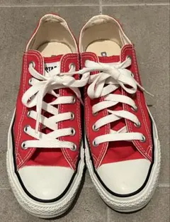 赤 ALL STAR スニーカー converse 23.5センチ
