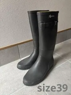 AIGLE レインブーツ　ブラック