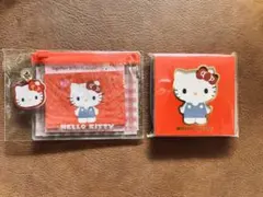 ハローキティ メモ2種セット　ミニファイル付き
