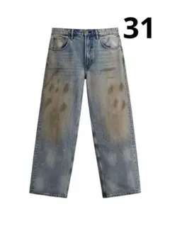 ZARA Acne ヴィンテージ加工バギーフィットジーンズ　サイズ31のサムネイル