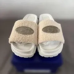 SLOPPY ボア サンダル 厚底 ホワイトのサムネイル