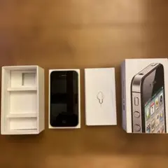 ジャンク品 Apple iPhone 4s ブラック 本体 作動不可