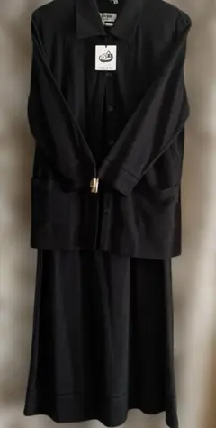 新品　COMME CA DU MODE ブラック スカートセットアップ L