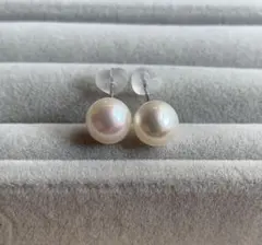 【アリス様】稀少色マンタローズ・エジソンパール ピアス 11-12mm S925 アリス様】稀少色マンタローズ・エジソンパール ピアス 11-12mm S925
