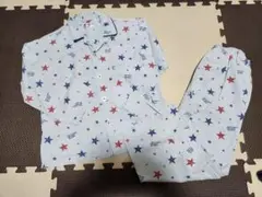 期間限定値下げ！綿100% 星柄 薄手 長袖長ズボンパジャマ 130cm