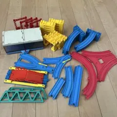 トミカ　プラレール　レールセット　パネルステーション付