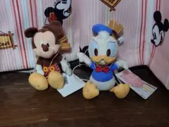 東京ディズニーリゾート37周年　ミッキー　ドナルド　ぬいぐるみバッジ　新品