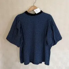 新品　タグ付　未使用　ranan ラナン　トップス　シャツ　ブラウス　チェックのサムネイル