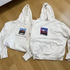 CAMP7 ホワイトパーカー メンズ M