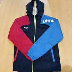 umbro フード付きジャケット 赤青　L